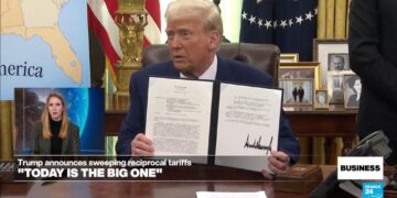 Trump announces sweeping reciprocal tariffs on trading partners