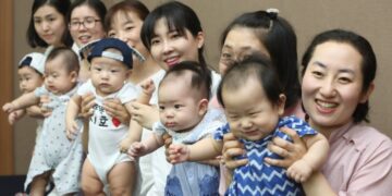 South Korea’s fertility rate rises for first time in 9 years