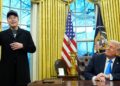 Elon Musk joins Donald Trump in Oval Office as he denies ‘hostile takeover’ of US government | US News