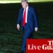 Donald Trump criticized for suggesting there are ‘methods’ for a third term – US politics live | US news