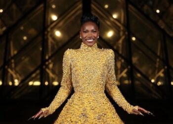 Doechii Wore a Gold Valentino SS25 Couture Gown to the Le Grand Diner du Louvre Gala