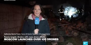 Russia targets Ukraine with mass drone attacks