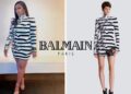 You ask, we answer! Ashanti Posed for the ‘Gram in a Black and White Balmain Dress