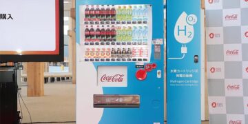 Coca-Cola’s new hydrogen-powered vending machine doesn’t need a power outlet