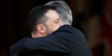 Symbolism and substance as European leaders take small steps towards peace in Ukraine | Politics News