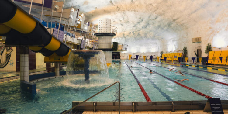 Playgrounds, swimming pools and skateparks: Finland’s network of underground bomb shelters