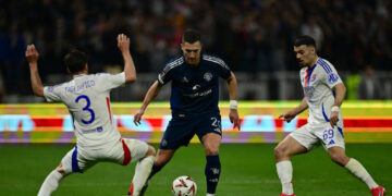 Europa League: Onana errors gift Lyon late draw in quarter-final first leg