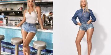 Beyonce Posed in Blue Daisy Dukes for Levis Latest “REIIMAGINE” Campaign
