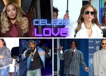 Celebs Love: Rihanna and Kendrick Lamar in Celine Jeans, Beyonce and JLO in Gabriela Hearst Blazers, Kelly Rowland and Alicia Keys in Fear of God Pinstripe Suits