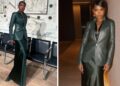 Ryan Destiny Wore a Forest Green Ralph Lauren Monochromatic Look to the Brand’s Latest Runway Show
