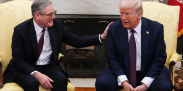 Sir Keir Starmer says US-UK trade talks ‘well advanced’ and rejects ‘knee-jerk’ response to Donald Trump tariffs | Politics News