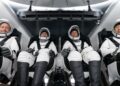 Bitcoin tycoon Chun Wang blasts off on polar SpaceX flight to achieve world first | Science, Climate & Tech News