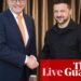 News live: Zelenskyy urges Australia to put more sanctions on Russia | Australia news