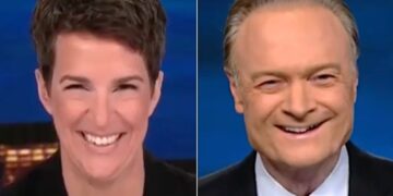 Rachel Maddow And Lawrence O’Donnell Crack Each Other Up Over 1 Trump Obsession