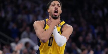 Pacers Stun Knicks In OT As Haliburton Channels Reggie Miller’s Iconic ‘Choke’ Gesture