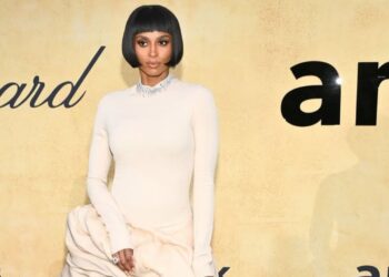 Ciara Slays in a Cream Stephane Rolland Gown at the amfAR Cannes Gala