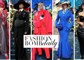 On the Scene at the 2025 MET Gala: Rihanna Debuts Baby Bump in a Black Marc Jacobs Look, Teyana Taylor Stuns in a Red & Grey Ruthe Carter Suit, Kim Kardashian Looks Sizzling Hot in a Leather Chrome Hearts Set, and Claire Sulmers Owns the Carpet in a Red Custom Swanky Jerry Design + More!