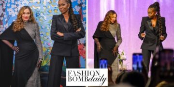 Michelle Obama and Tina Knowles Discuss New York Times Bestseller “Matriarch” in Sergio Hudson and Jean Louis Sabaji Looks