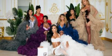 Fashion Bomb daily Shop: The Real Housewives of Atlanta Season 16 Cast Promotes “Pampered by Porsha” in Colorful Oyemwen Tulle Robes (Available for Purchase Here)