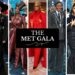 Top 10 Best-Dressed Celebs at the 2025 MET Gala: Janelle Monae in a Red and Black Thom Browne Tuxedo, Rihanna in a Black Marc Jacobs Look, Jodie Turner in a Maroon Burburry Leather Set, & Claire Sulmers in a Red Deji & Kola Custom Suit