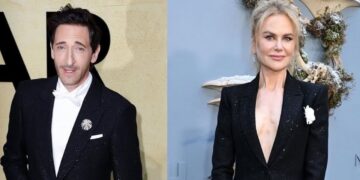Who Wore It Better? Adrien Brody and Nicole Kidman Wore Black Embellished Tom Ford Suits