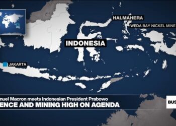Mining and defence industries benefit from Macron's visit to Indonesia