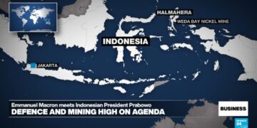 Mining and defence industries benefit from Macron's visit to Indonesia
