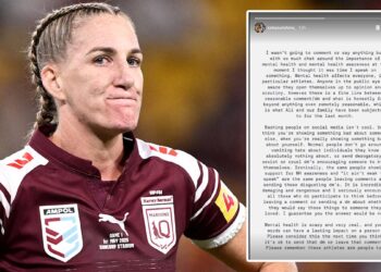 Wife of Maroons captain Ali Brigginshaw calls out online hate; NSW v Qld