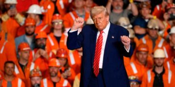 Donald Trump says he will double steel and aluminium tariffs to 50%