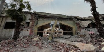 The site targeted by deadly Indian missile strikes is a mass of rubble – and locals feel trapped | World News