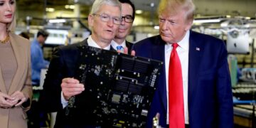 Trump threatens EU with 50% tariff – as Apple faces 25% unless iPhones are made in US | US News