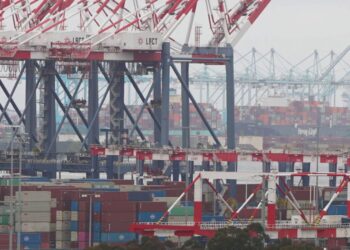 Trump’s tariffs hit the West’s busiest port – with traffic down by nearly a third | US News