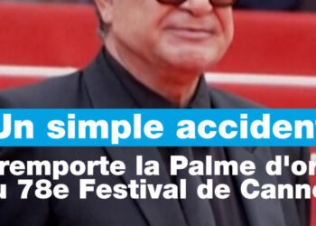 Iranian Jafar Panahi wins the Palme d'Or at the 78th Cannes Film Festival