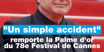 Iranian Jafar Panahi wins the Palme d'Or at the 78th Cannes Film Festival