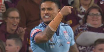 State of Origin 2025, Spencer Leniu fumes Queensland Maroons refuse to kick near him, NSW Blues win