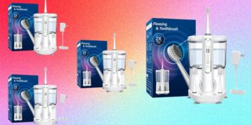 This Toothbrush Doubles As A Water Flosser For ‘Dentist-Clean Teeth’ — And It’s Less Than $100