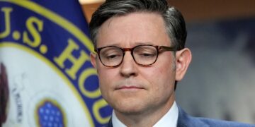 Mike Johnson Offers Bizarre Justification For ICE Masks