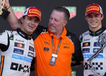 Lando Norris bites back at reporter over Oscar Piastri question; Spain Grand Prix