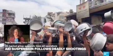 US- and Israeli-backed group pauses food delivery in Gaza after deadly shootings