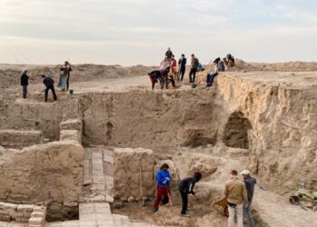 12-Ton Monument of Assyrian Deities Found Beneath Ancient Palace in Iraq