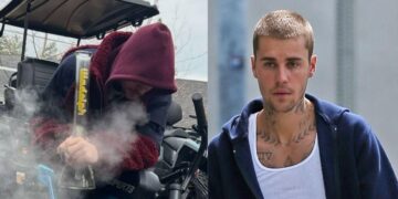 Justin Bieber Seen With Knee Injury As He Steps Out In Hollywood