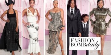 On the Scene at the Black Women in Music Dinner: Connie Orlando in Peach Sequined Givenchy, Lori Harvey in White Alexander McQueen, Claire Sulmers in Silver Christian Siriano + More!