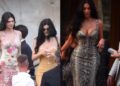 The Kardashian and Jenners Arrive in Venice, with Khloe in Robert Cavalli, Kim in Snake Print Versace, Kylie in Dolce & Gabbana, and More!
