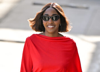 Ayo Edebiri Wears Jacquemus To Walk Her Dog, Gromit