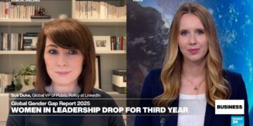 Rate of women hired into top jobs falls for third year running