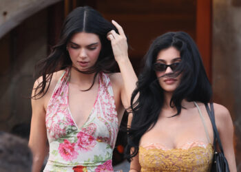 Kylie Jenner and Sisters Step Out for Jeff Bezos’ Welcome Party