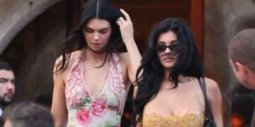 Kylie Jenner and Sisters Step Out for Jeff Bezos’ Welcome Party
