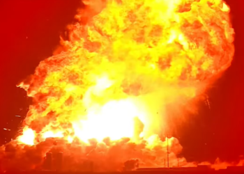 SpaceX rocket being tested explodes into giant fireball before launch in Texas | Science, Climate & Tech News