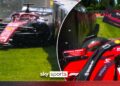 Leclerc brings out red flag with BIG smack into wall in practice!
