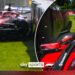 Leclerc brings out red flag with BIG smack into wall in practice!